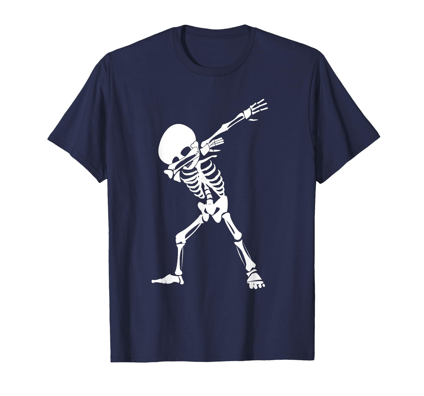 Dabbing Skeleton Shirt - Funny Halloween Dab Skull T-Shirt T-Shirt