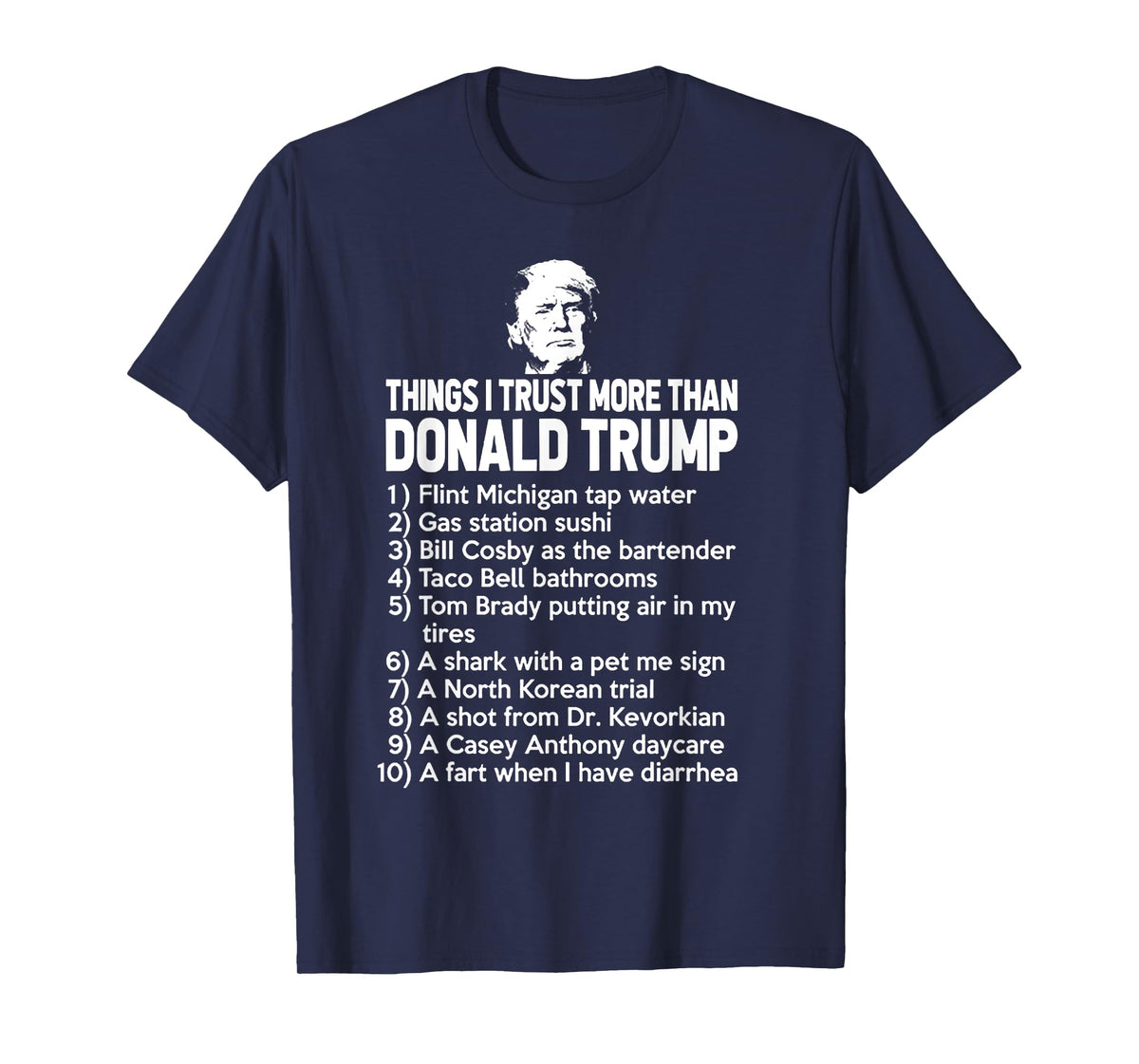 Funny Political Humor Tee Gift - Black Trump 2020 T-Shirt - Men's Small - Modern Classic - Crew Neck - Straight Hem - Letter Print