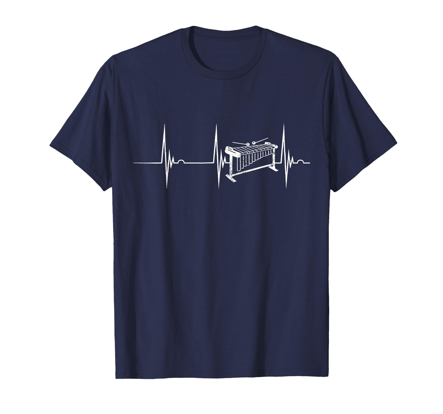 Marimba Heartbeat EKG Pulse Marching Band Instrument T-Shirt