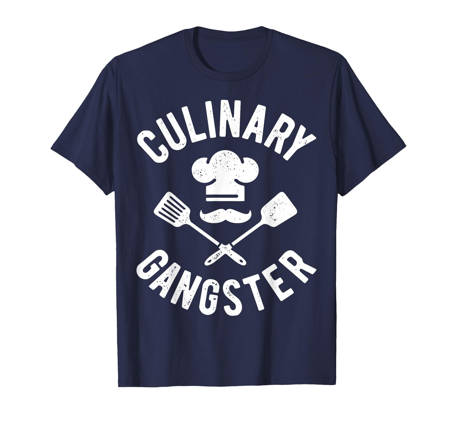 Chef Culinary Gangster Men Women Cook Cooking Hat Vintage T-Shirt