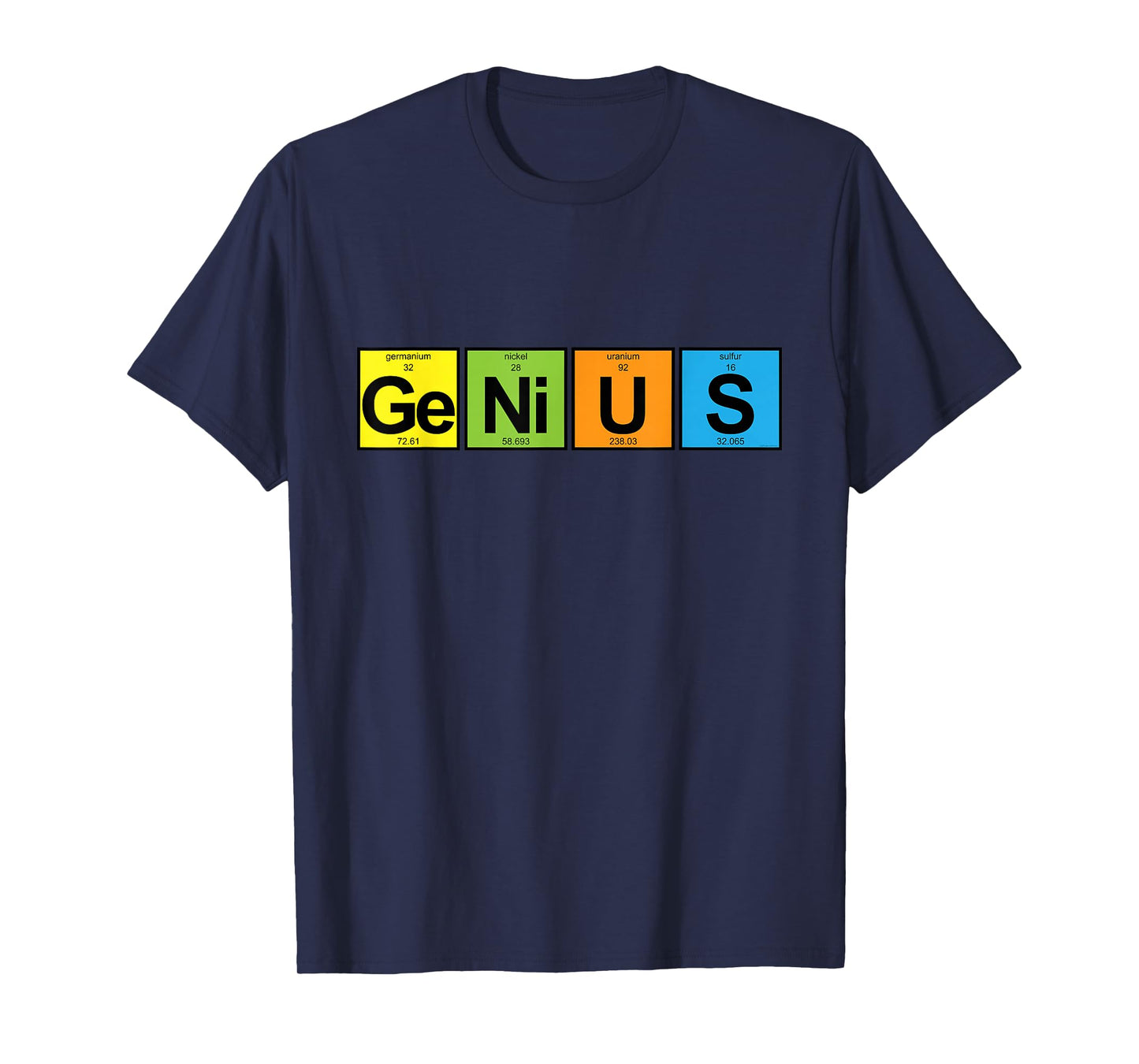Genius T-Shirt - Periodic Table of Elements T-Shirt
