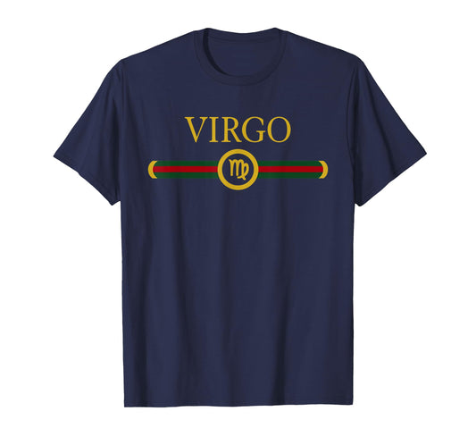 Virgo Zodiac sep August Birthday Graphic Art Virgo Sign T-Shirt