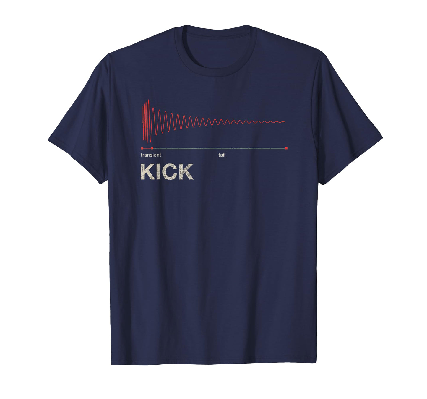 Kick Drum - DAW Producer Transient & Tail T-Shirt T-Shirt