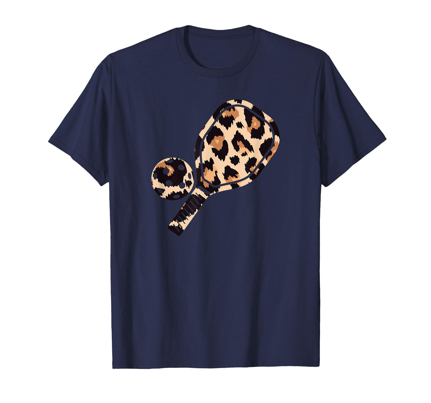 Cheetah Leopard Pickleball Paddleball Sports Mom Dad Funny T-Shirt