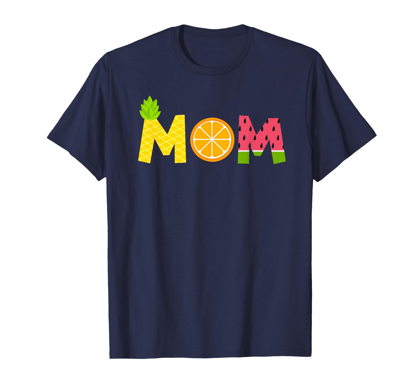 Funny Mom Fruitarian Lover Summer Mommy Fruit Slice T-Shirt