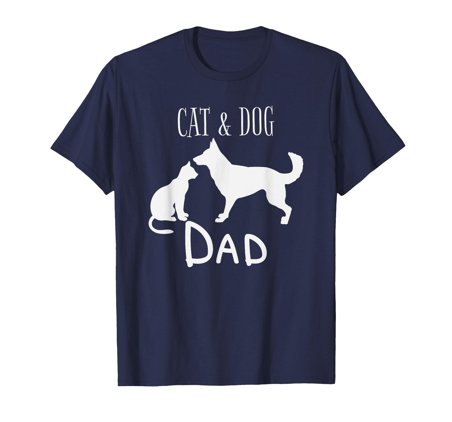 Cat Dog Dad Owner Cute Father Daddy Pet Animal Papa Gift T-Shirt