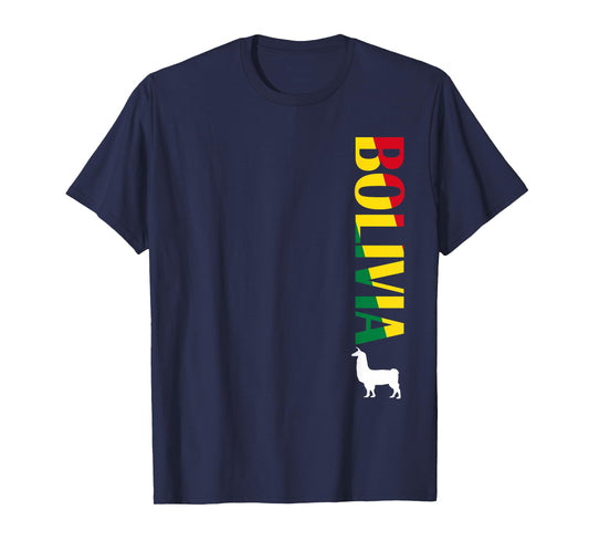 Bolivia Shirt - Bolivian Llama Soccer Shirt Men Women Kids T-Shirt