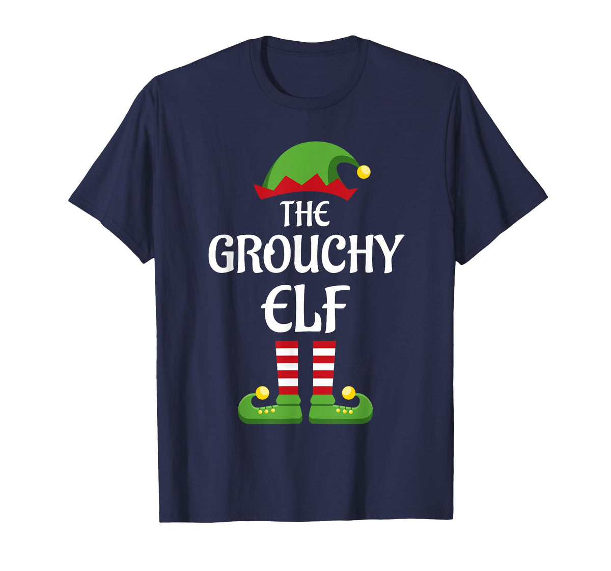 Grouchy Elf Family Matching Group Christmas T-Shirt