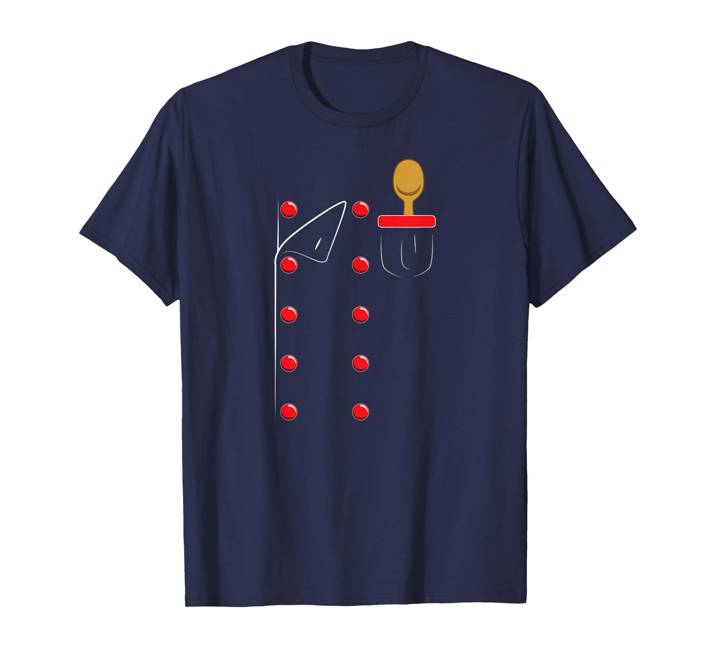Chef Uniform Jacket Faux Cook Cooking T-Shirt