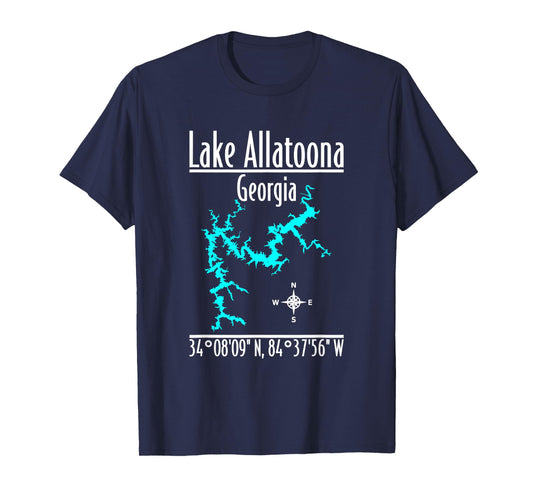 Modern Lake Allatoona - Georgia T-Shirt