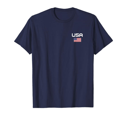 American Flag Cool Patriotic Men Women 4th of July USA T-Shirt