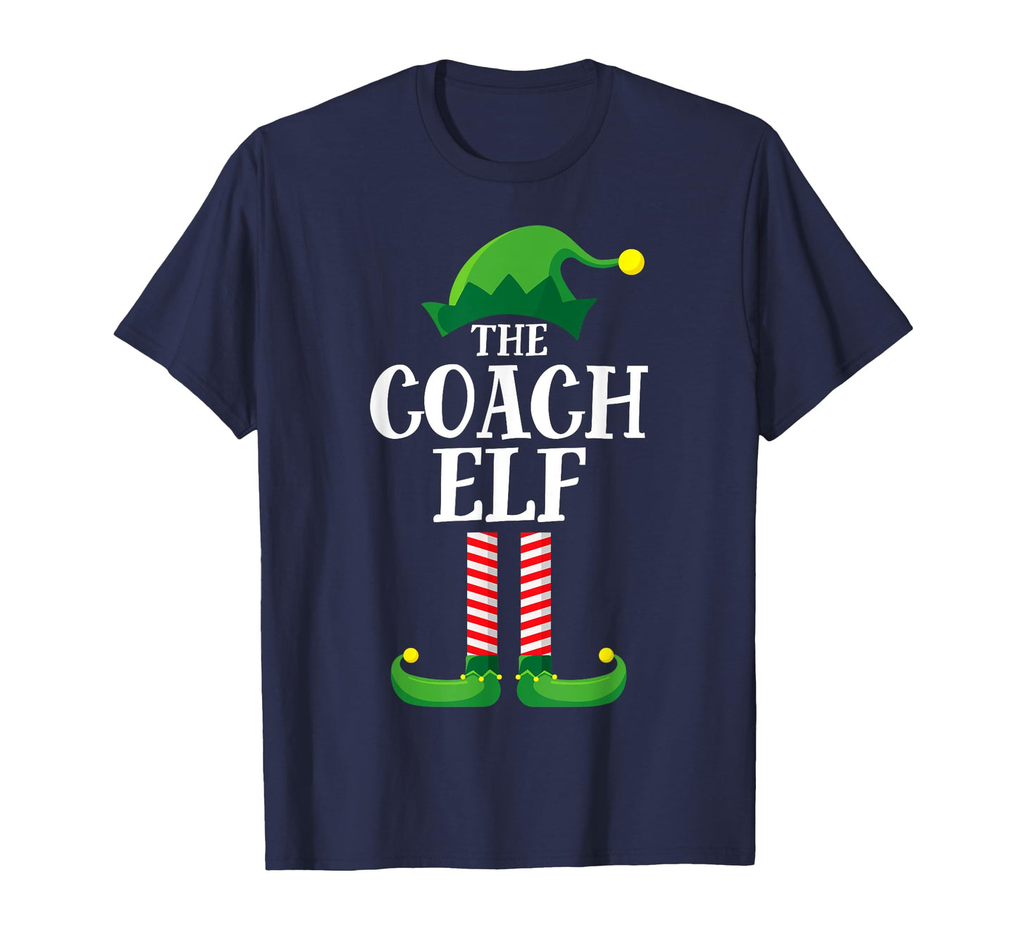 Coach Elf Matching Family Group Christmas Party Pyjamas T-Shirt
