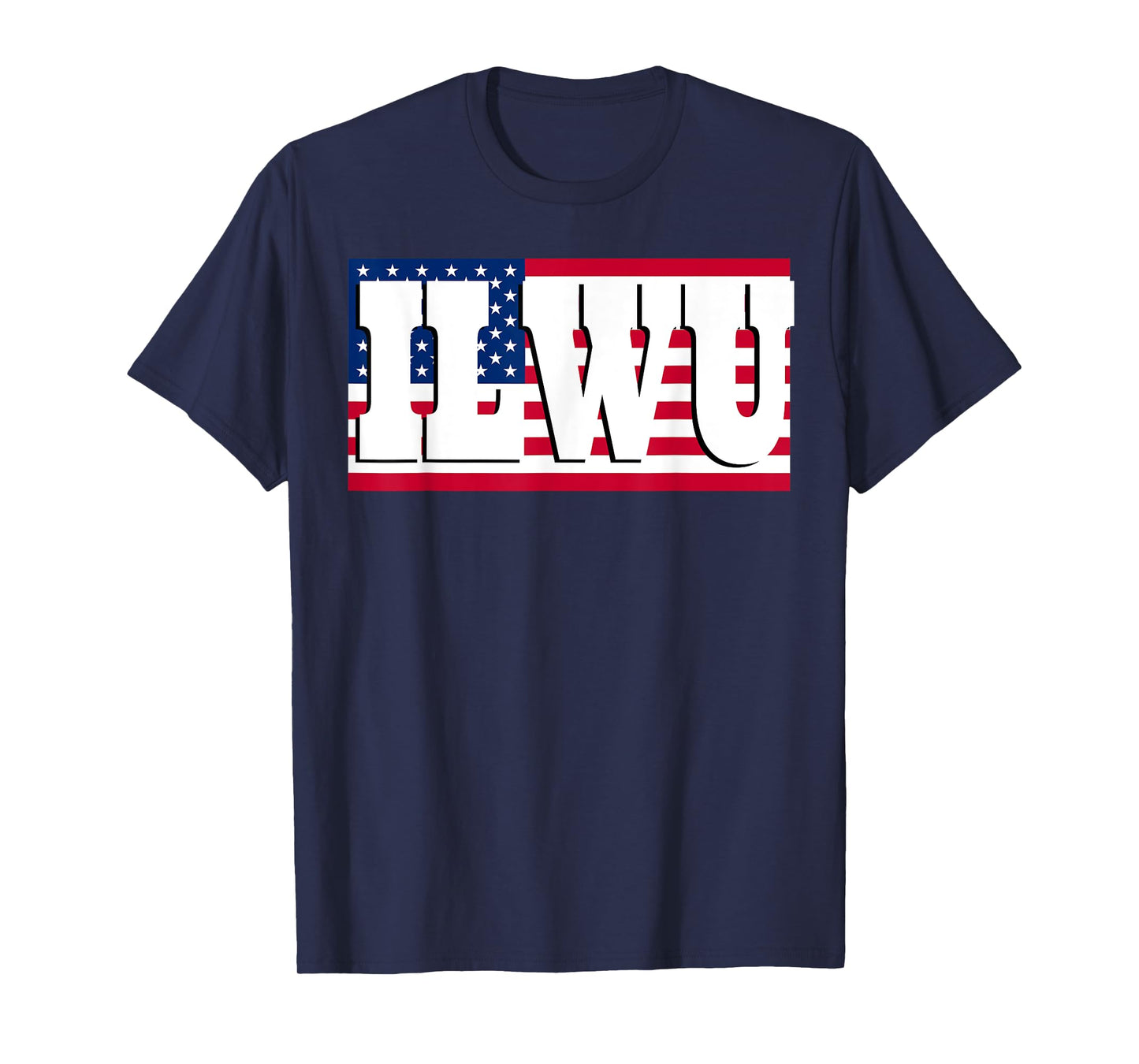 ILWU AMERICAN FLAG Women Men T-Shirt