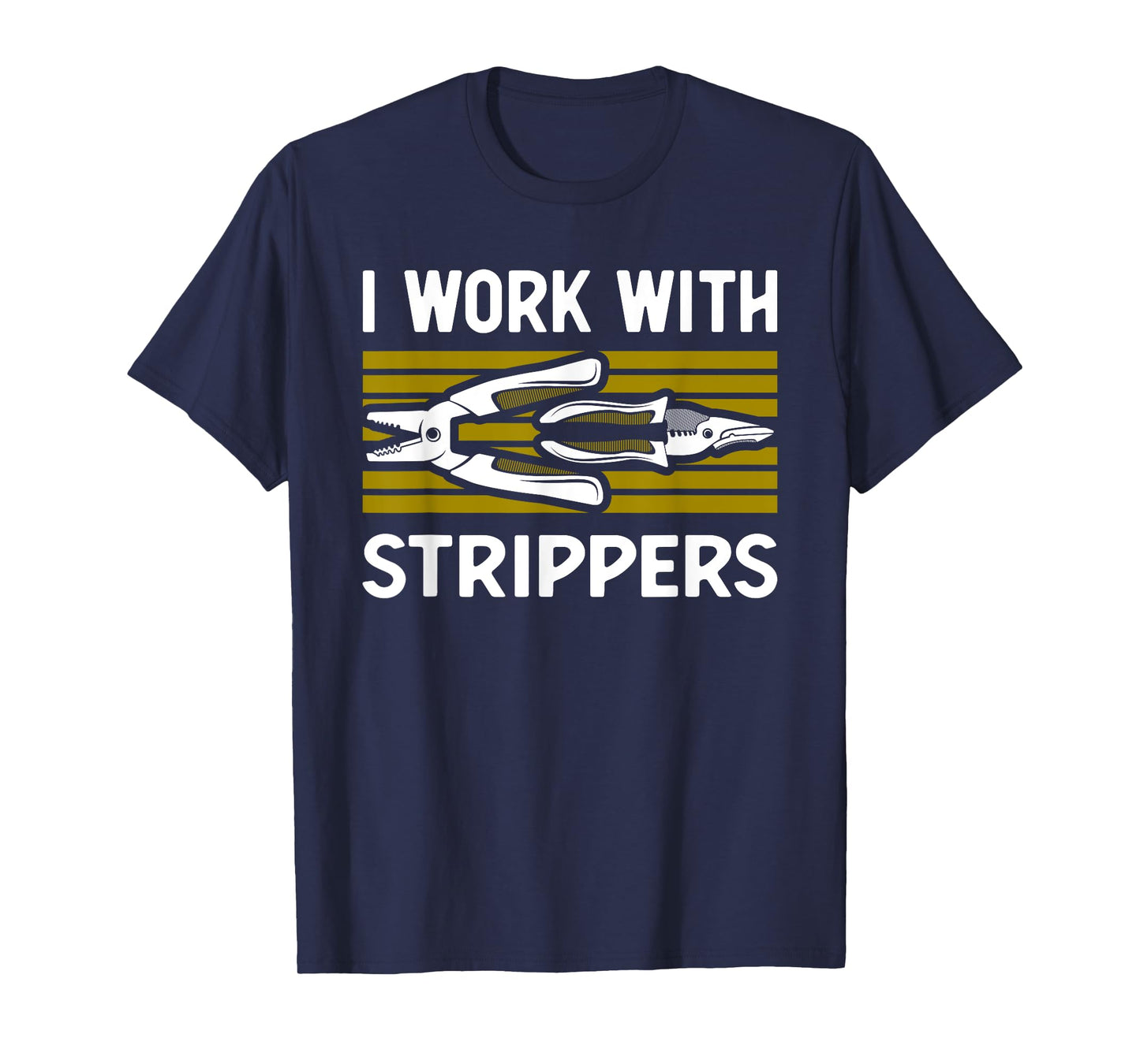 Cool Electrician Art Men Women Lineman Electrical Work Tools T-Shirt