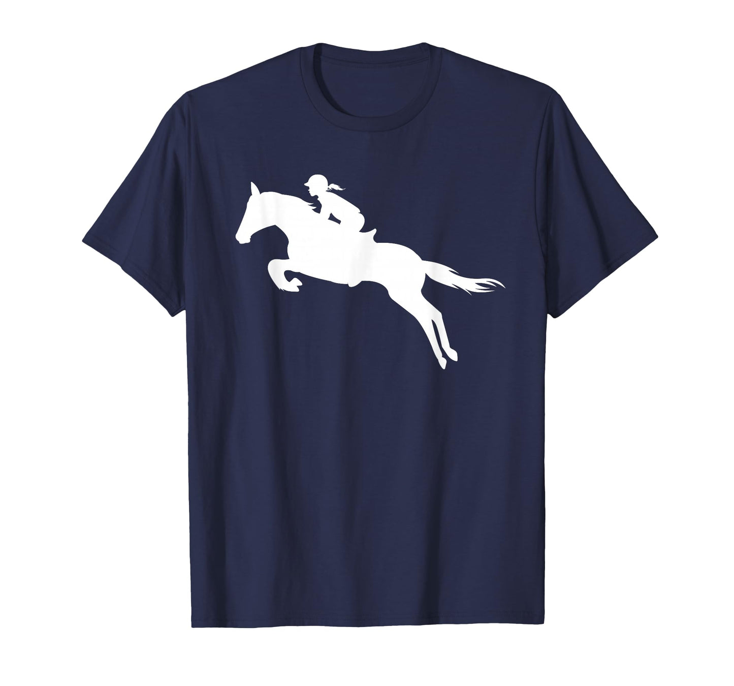 Cute English Riding Hunter Jumper Girl Riding Horse Tee Gift T-Shirt