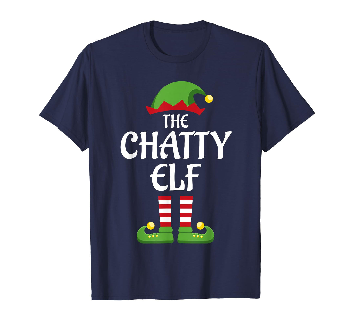 Chatty Elf Family Matching Group Christmas T-Shirt