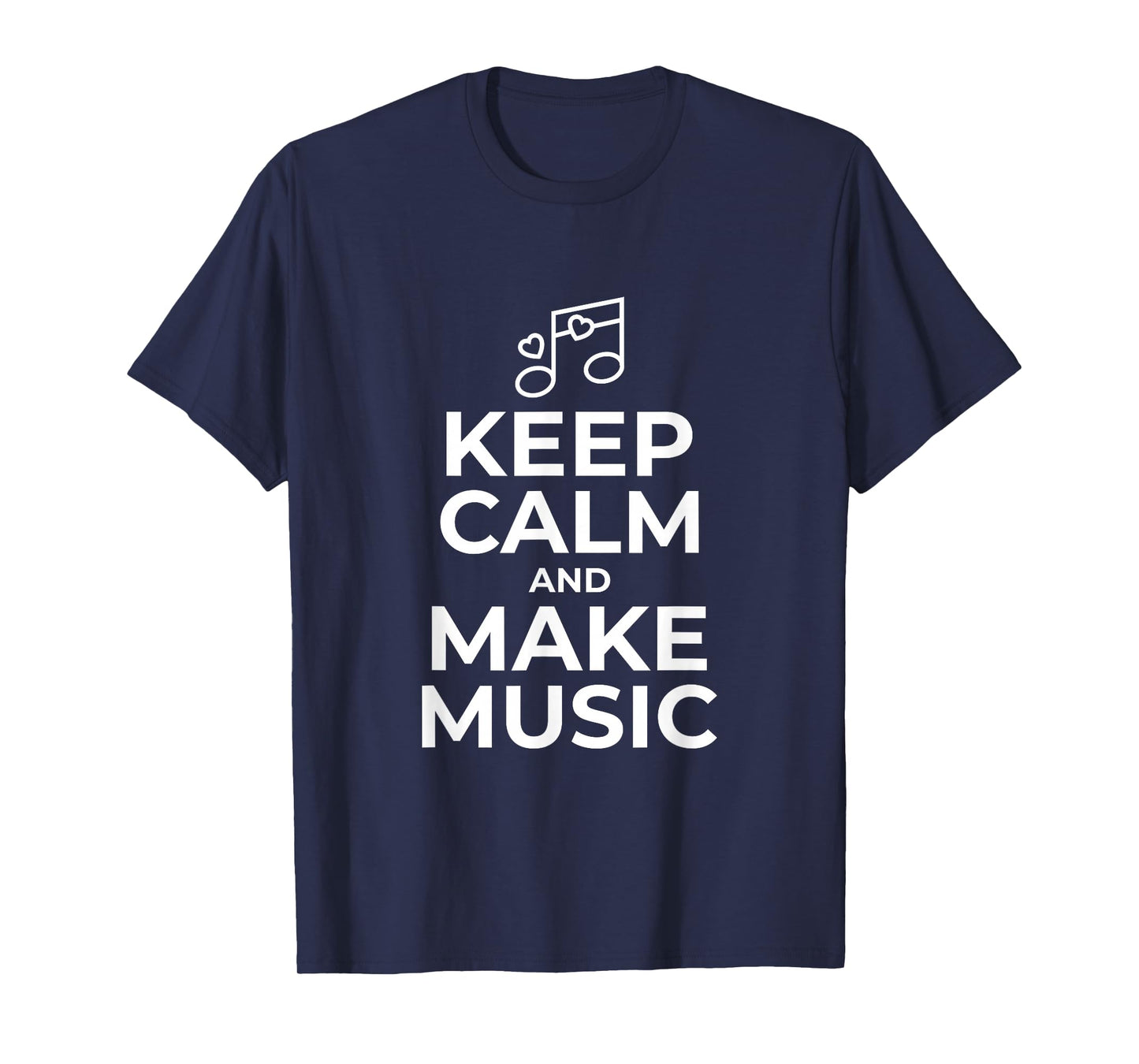 Keep Calm and Make Music Lovers Tshirt Musician Gift T-Shirt