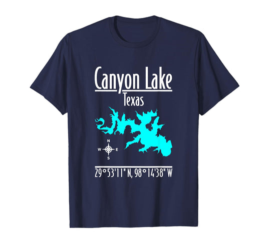 Modern Canyon Lake - Texas T-Shirt