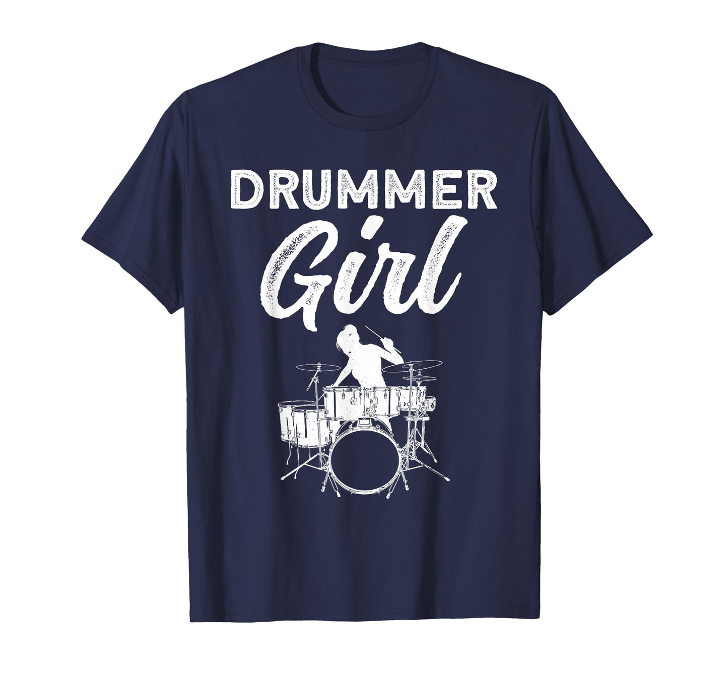 Cool Drummer Gift Drum Player Accessories & Stuff Funny Drummer Design For Girls Women Kids Drumming Lover T-Shirt