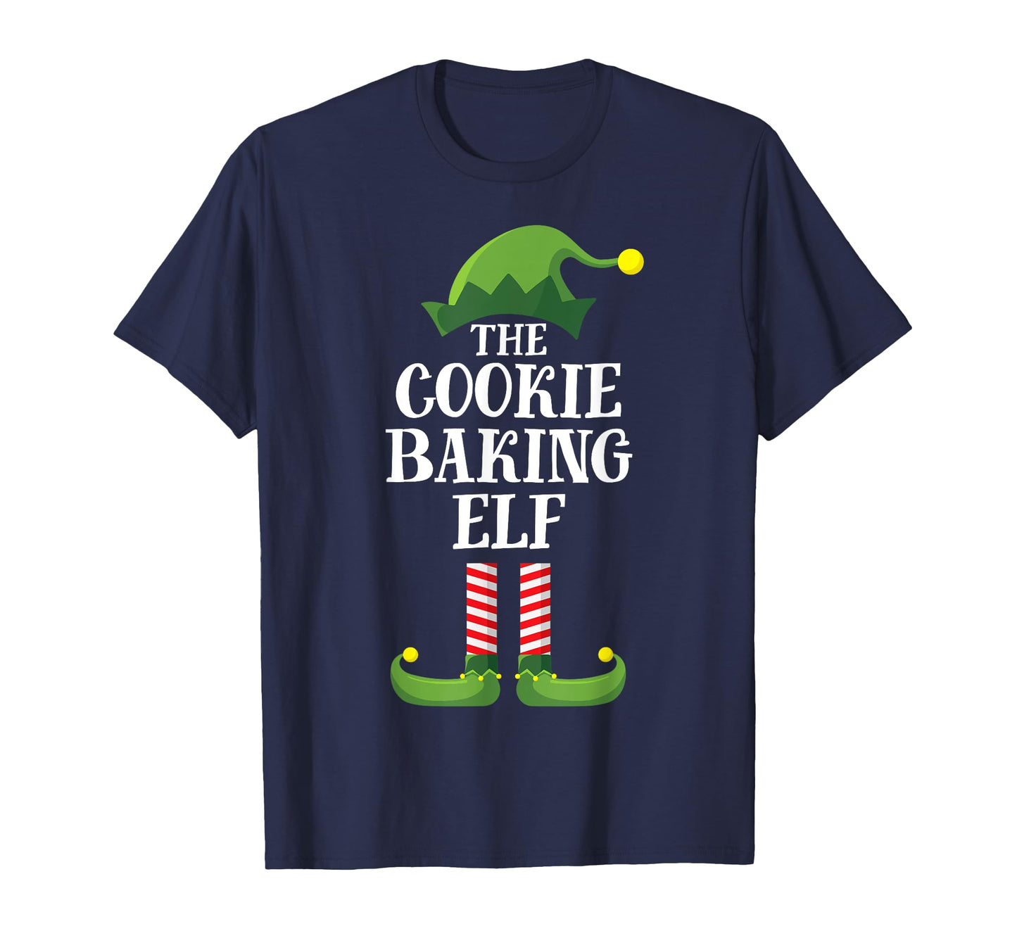 Cookie Baking Elf Matching Family Group Christmas Party PJ T-Shirt