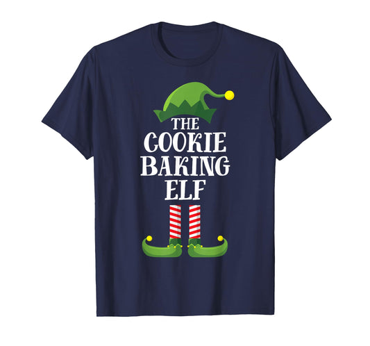Cookie Baking Elf Matching Family Group Christmas Party PJ T-Shirt