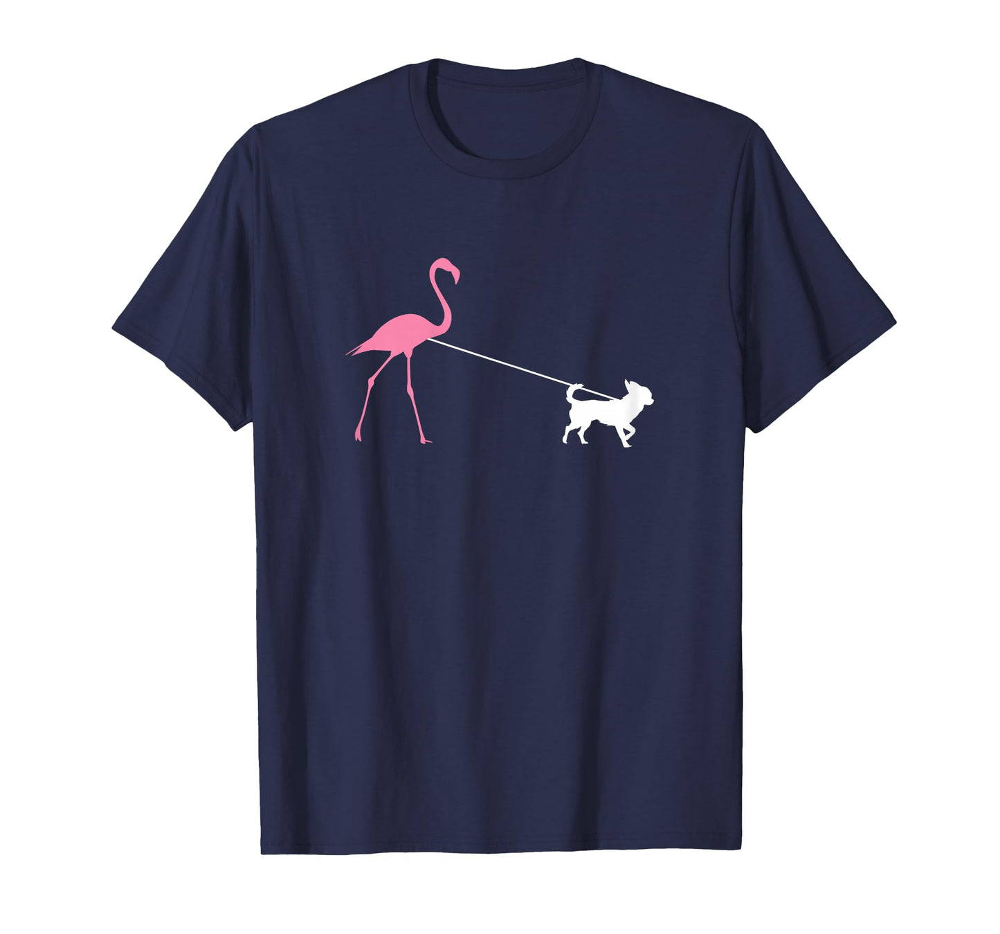 Chihuahua Lover for Dog Mum, Cute Flamingo T-Shirt