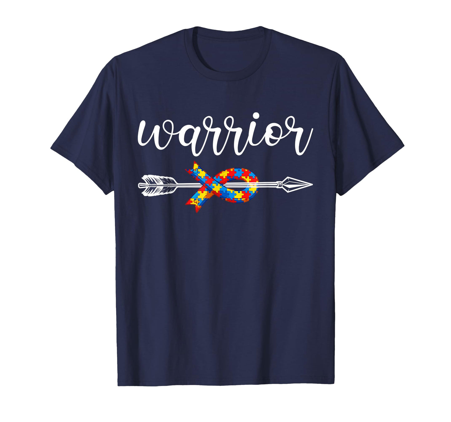 Autism Awareness Women Men Kids Autism Warrior Autistic ASD T-Shirt