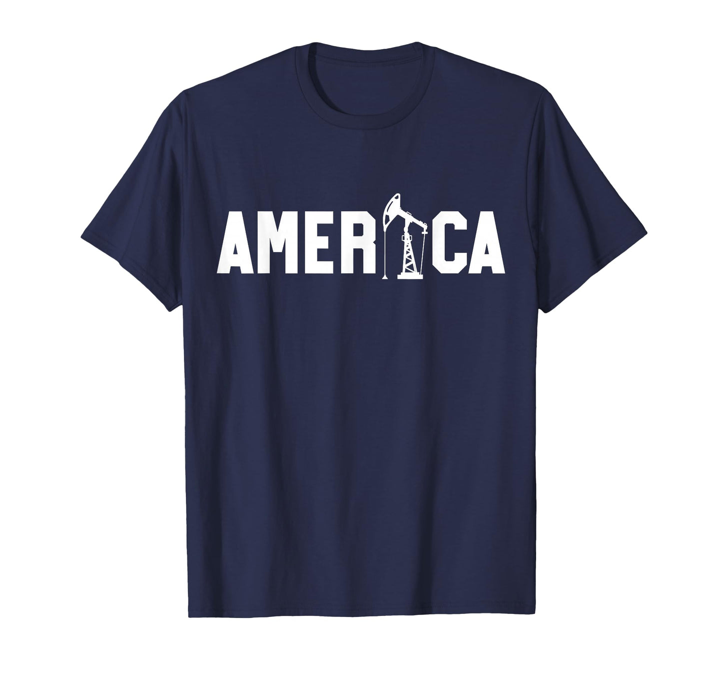 Oil Rig Worker America USA American Gas Oilfield T-Shirt