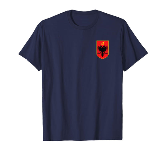 Albania Flag Shirt Red & Black Albanian Eagle T-Shirt