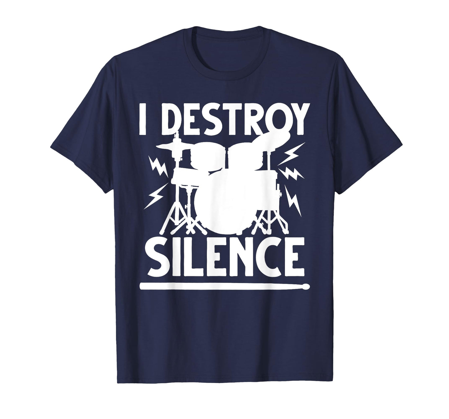 Cute Drum Set Art Men Women Drumming Rocker Music Percussion T-Shirt
