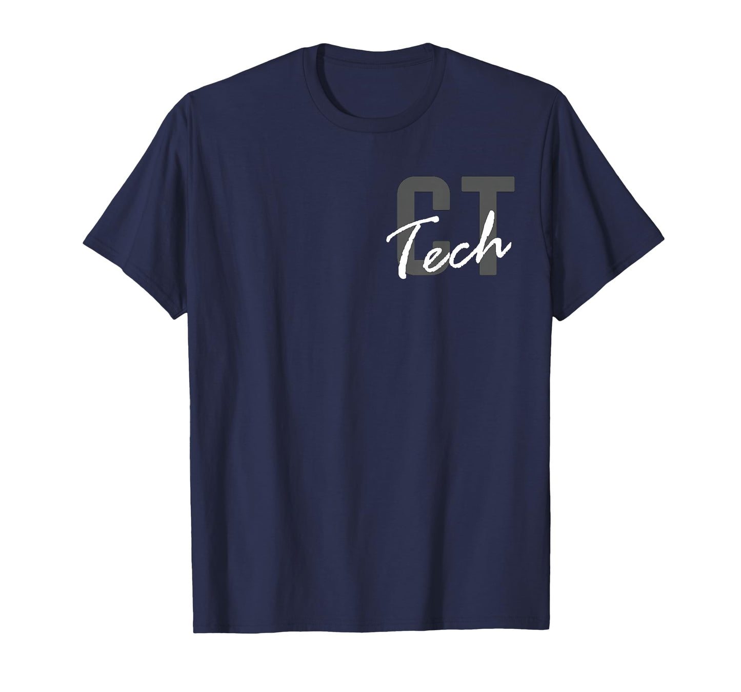 CT Tech Radiology Department Technologist Front Back Design T-Shirt