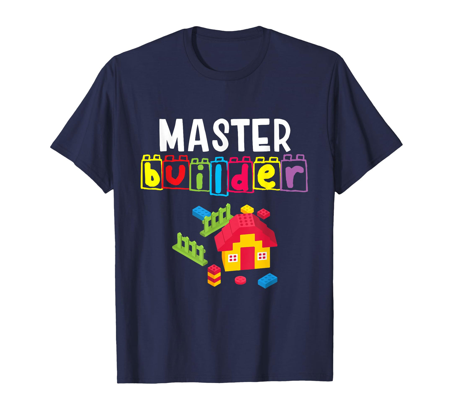Master Builder - Building Blocks - Brick Builders Toys Gift T-Shirt