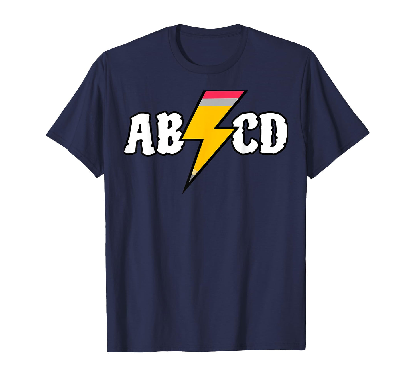 Back To School Pencil Alphabet Letters Student & Teacher Men Women Girls Kids T-Shirt