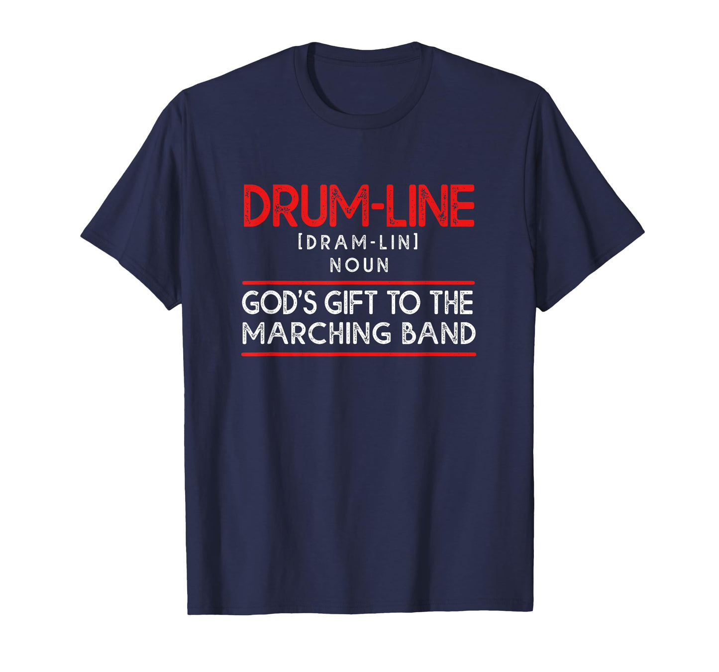 Funny Percussion Drum Line God's Gift To Marching Band T-Shirt