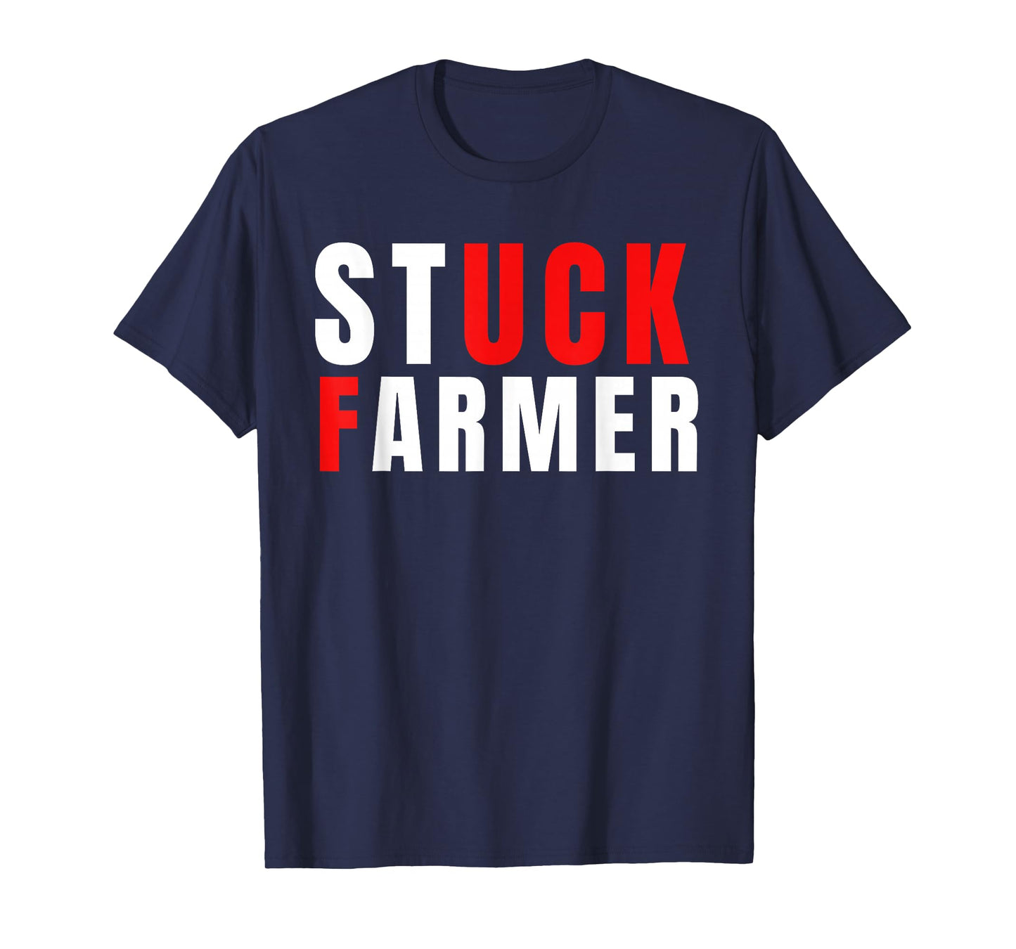 Funny Stuck Farmer Keir Starmer Parody - Political Humor Tee T-Shirt