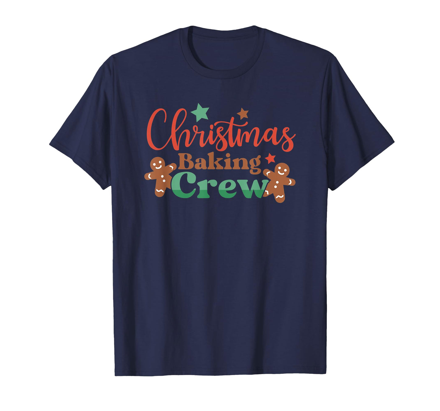 Christmas Cookie Crew Family Baking Team Xmas Tree Bakers T-Shirt
