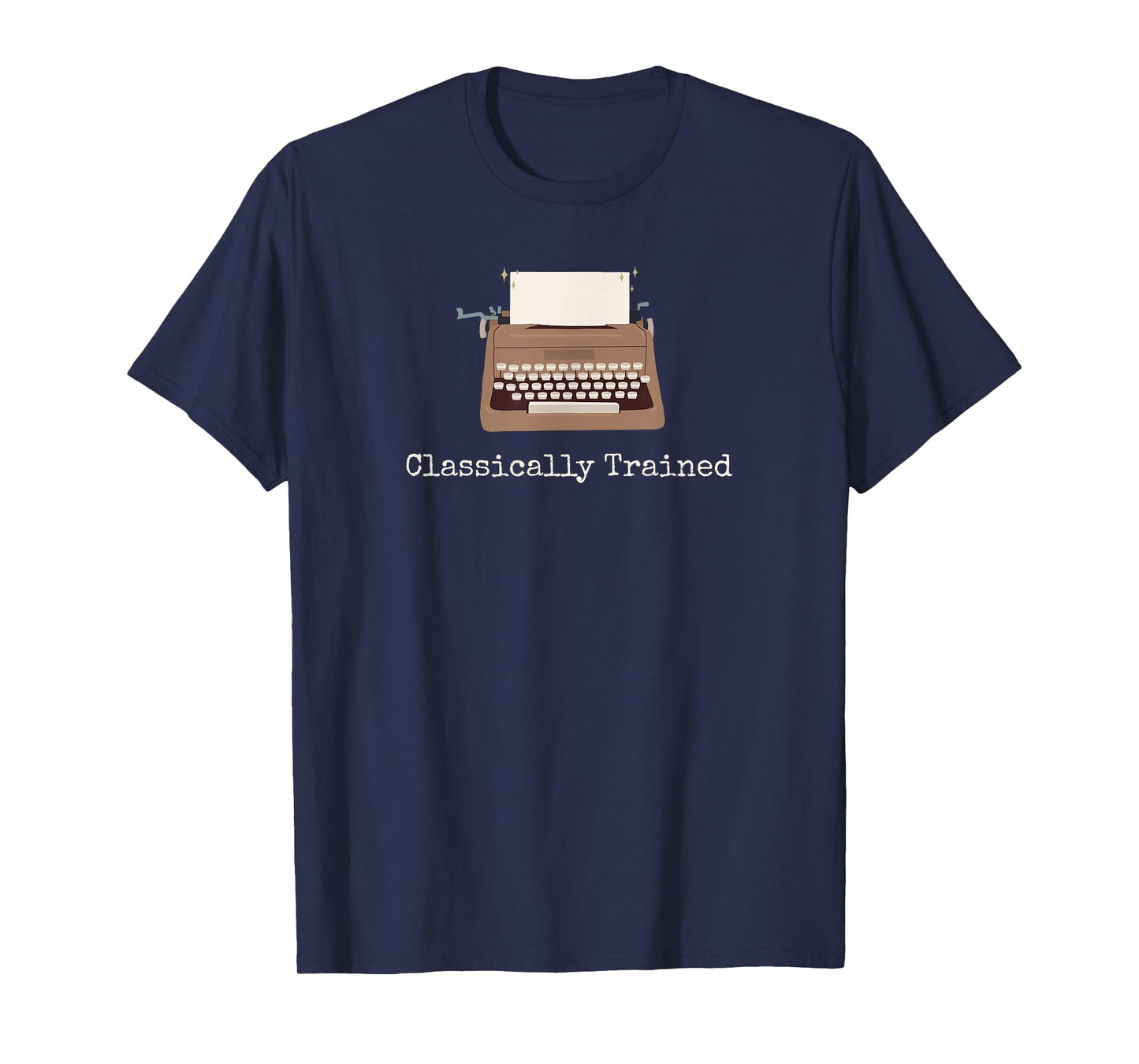 Classically Trained Typewriter Mechanical Analog Old School T-Shirt