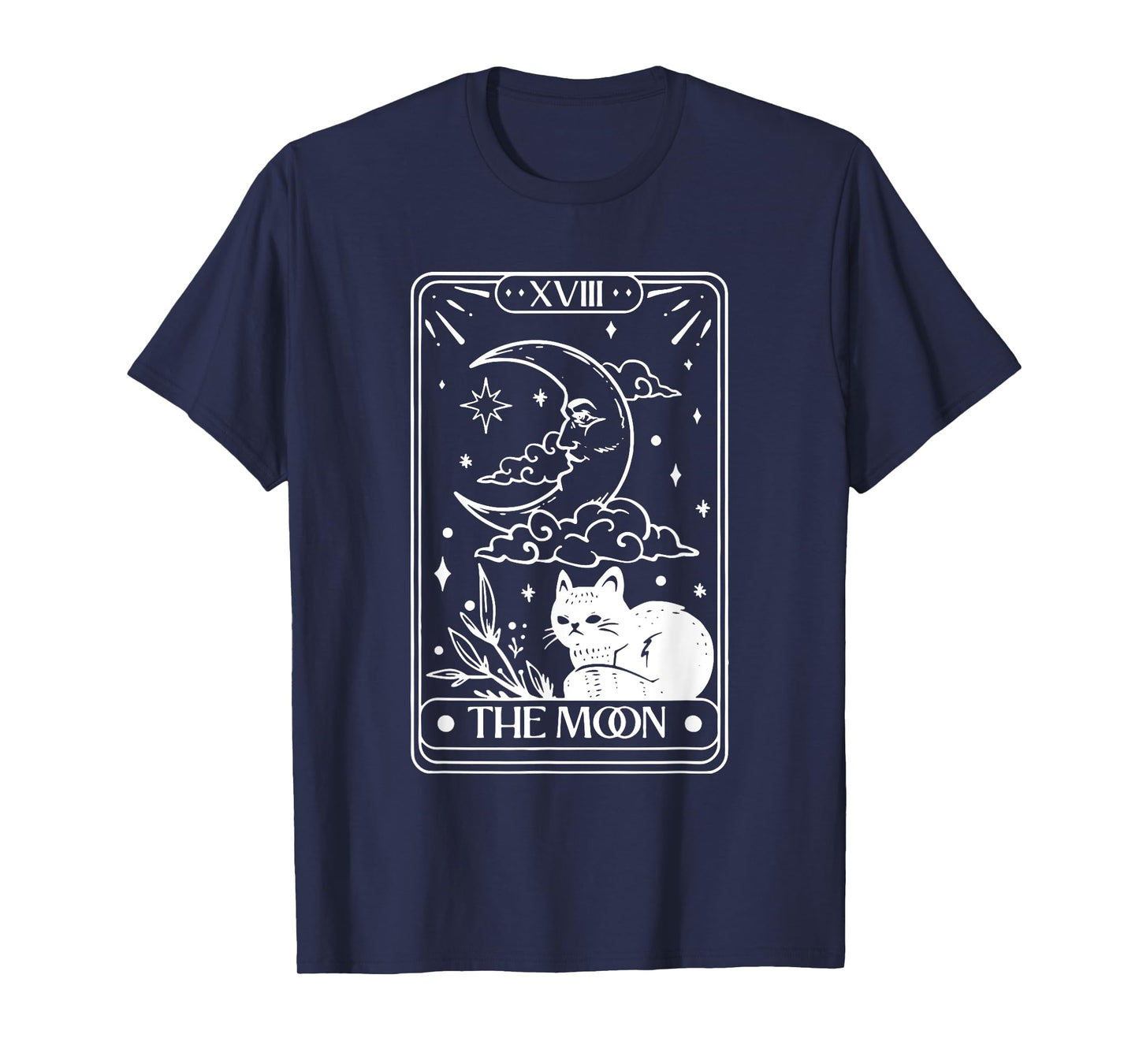 Cat taro The Moon Tarot Card Cat, Funny Cat, Cat Lovers, Cat Mom T-Shirt