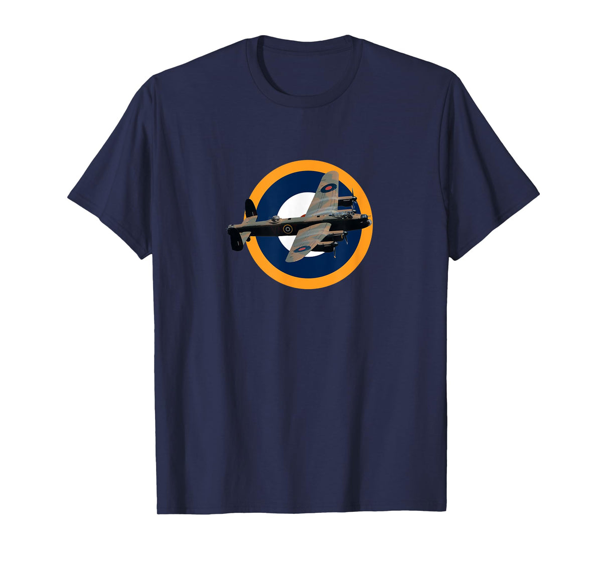 British RAF Avro Lancaster Bomber Aircraft T Shirt T-Shirt