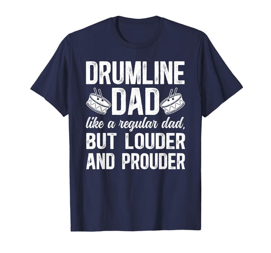 Drumline Dad Definition Drumline Father T-Shirt