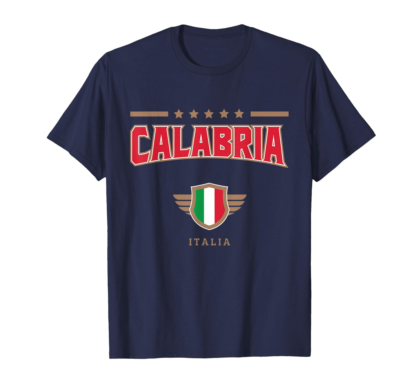 Calabria Italy T Shirt - Calabrian Italian Jersey T-Shirt