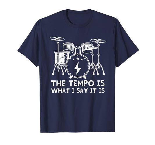 Best Drum Design For Men Women Drummer Drum Kit Drumming T-Shirt