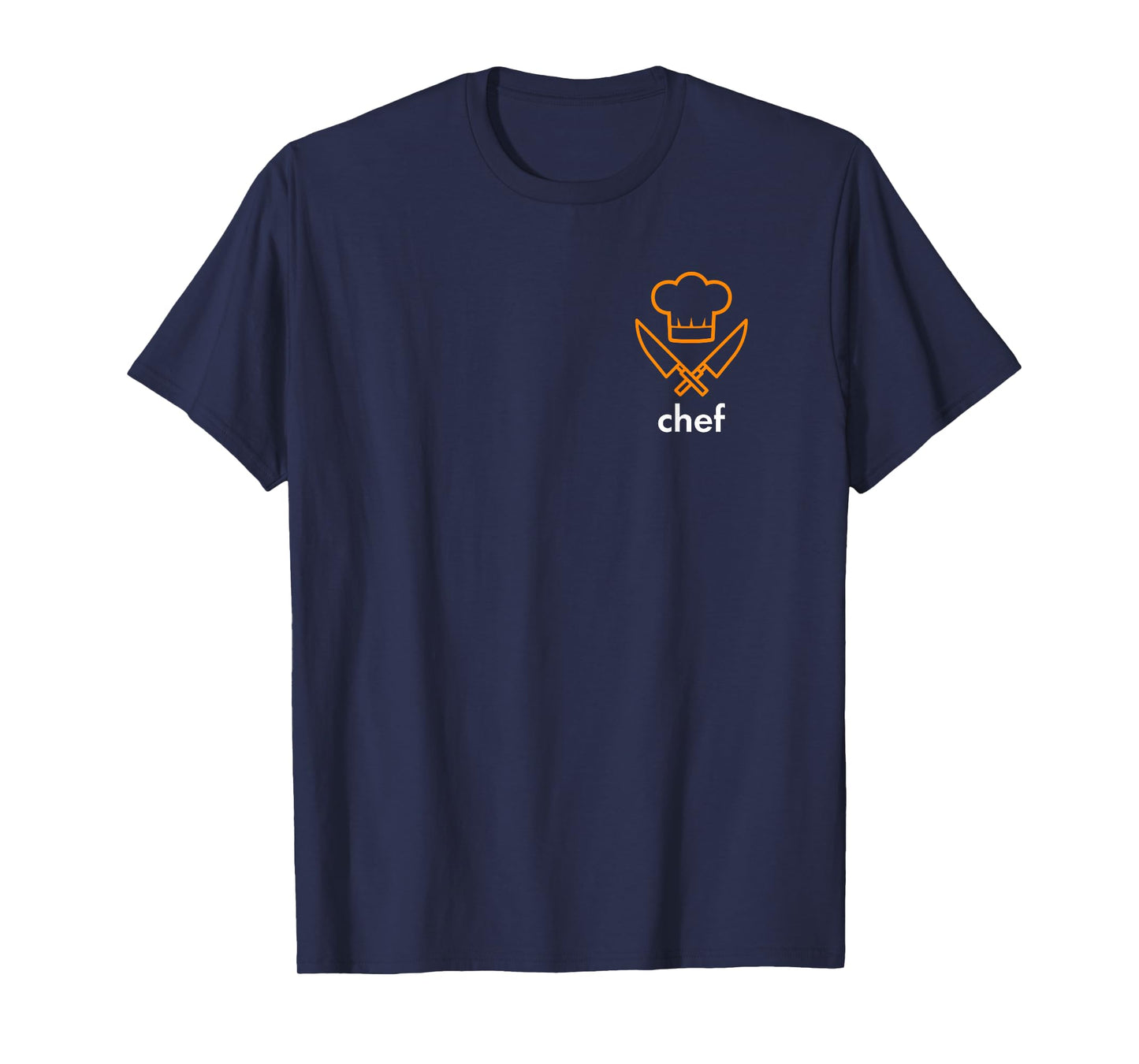 Chef Chest Pocket Knife t-Shirt. Kitchen, Cooking, Food tee T-Shirt