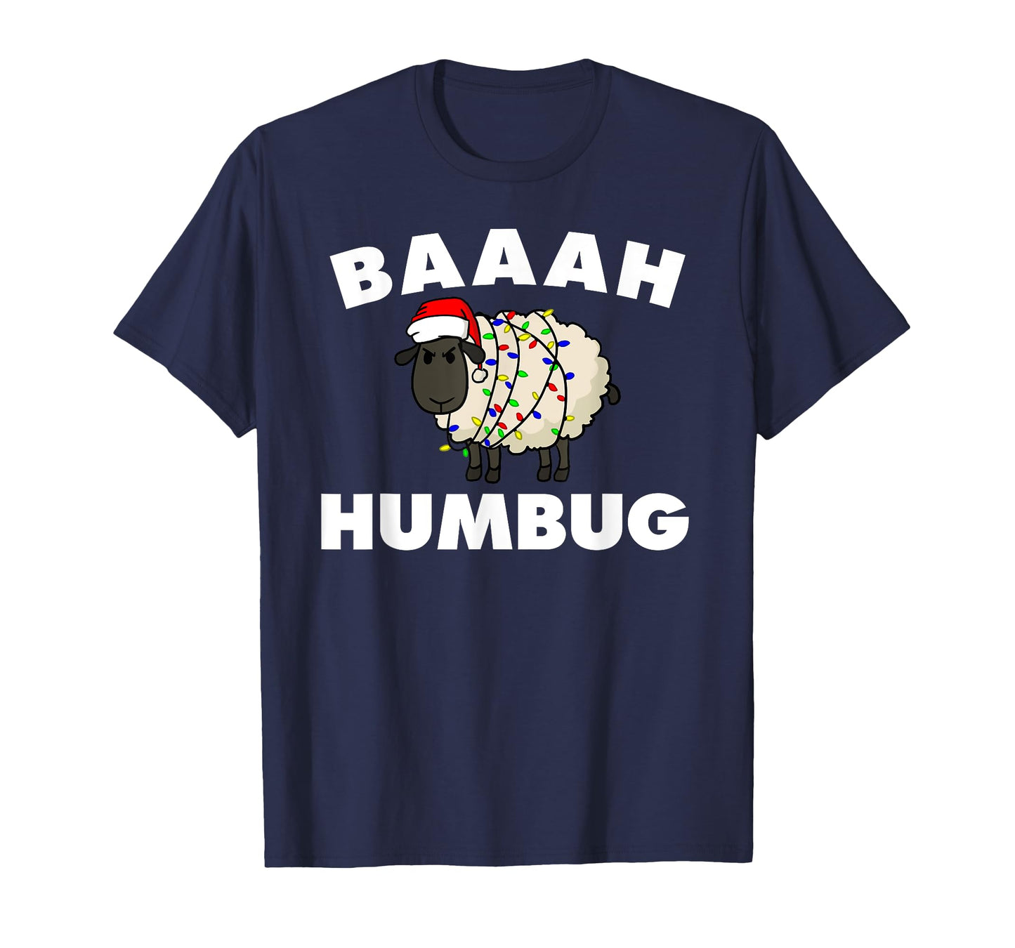Baaah Humbug Anti-Christmas Sheep shirt funny sheep tee T-Shirt