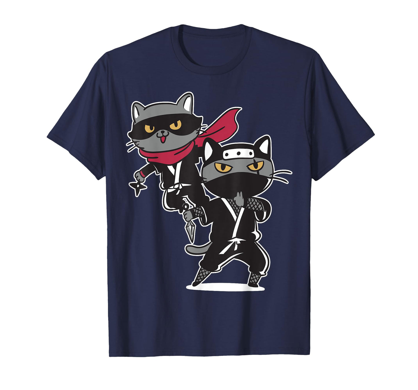 Cat Ninja Shirts for Boys Girls Men Women Kids T-Shirt