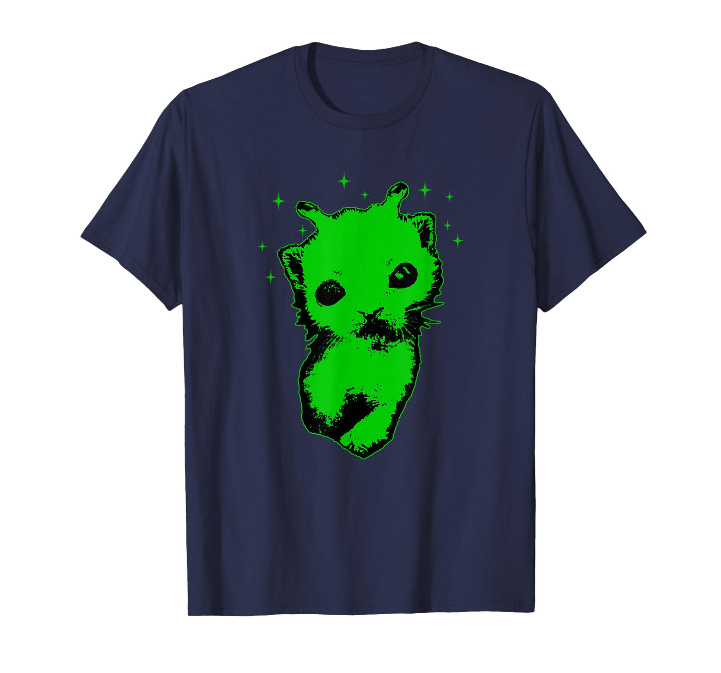 Gnarp Cat Silly Alien Cat Meme Brainrot Meme Funny Silly Cat T-Shirt