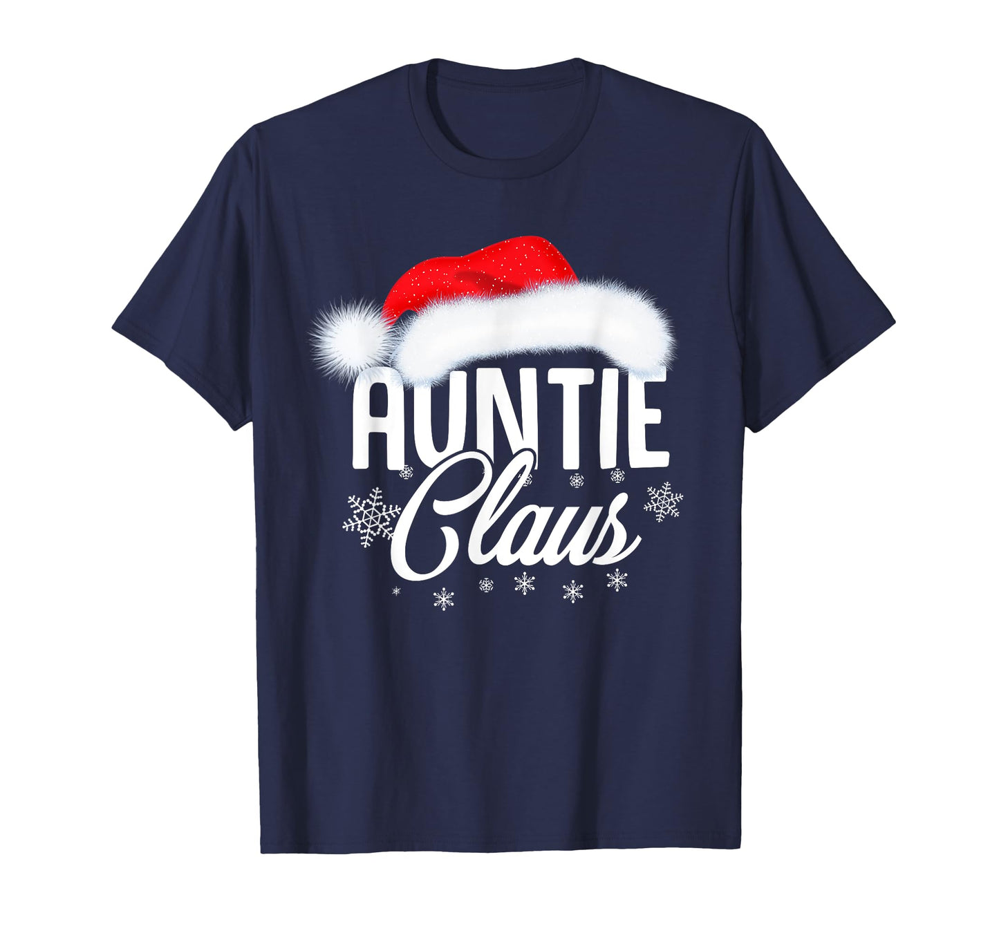 Auntie Claus Christmas Shirt Auntie Christmas