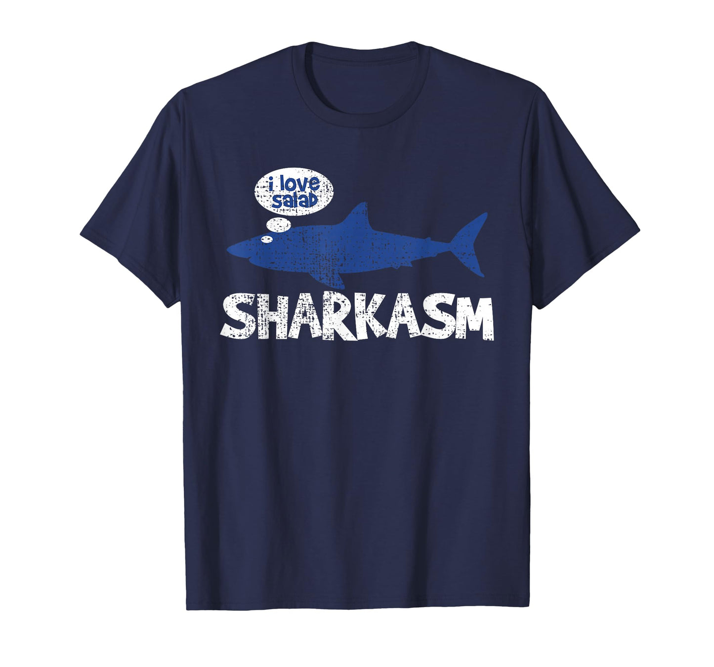Shark Sharkasm Marine Biology Funny Vintage Gift T-Shirt