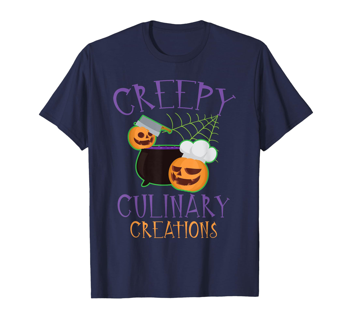 Creepy Culinary Creations Spooky Cooking Chef Halloween T-Shirt