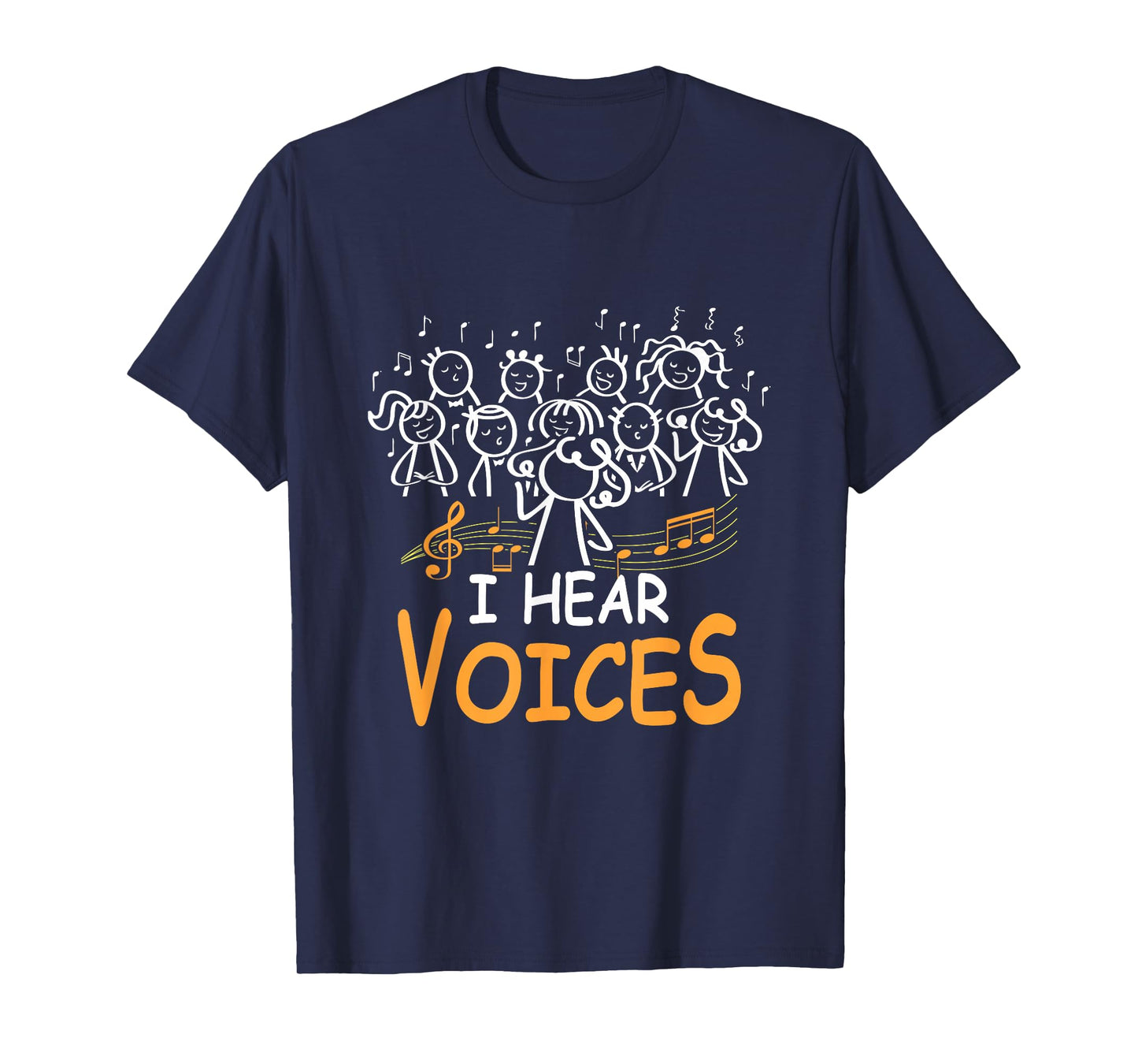 Choir Teacher I Hear Voices Chorister Church Choral Music T-Shirt